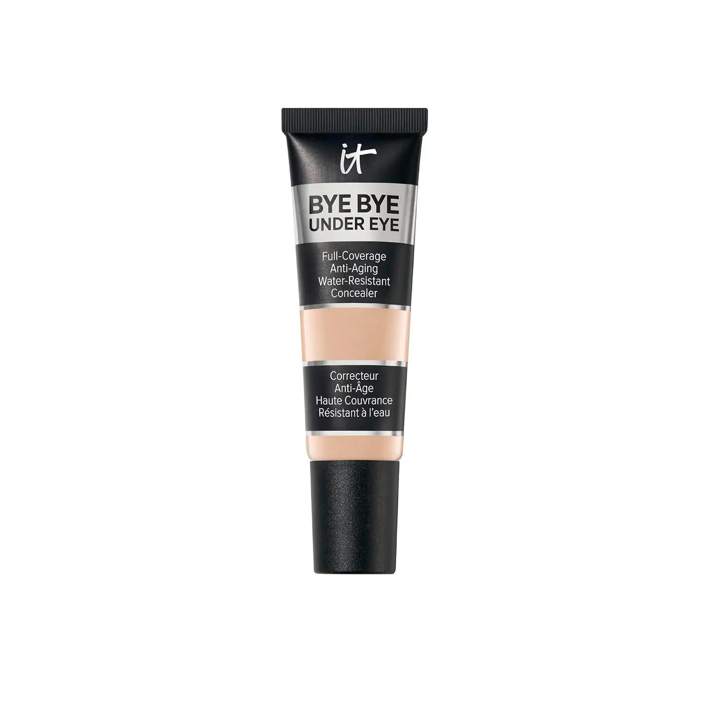 IT Cosmetics Bye Bye Under Eye Concealer - Water-Resistant, 24H Full Coverage Brightening Concealer For Dark Circles, Fine Lines, Redness &amp; Discoloration, Anti-Aging Color Correcting Cream - 0.4 fl oz
