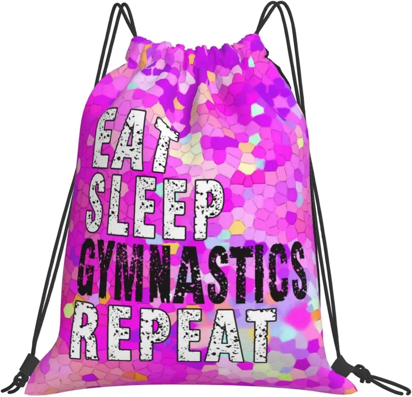 Drawstring Backpack Gym String Bag Sports Drawstring Sackpack For Women Men